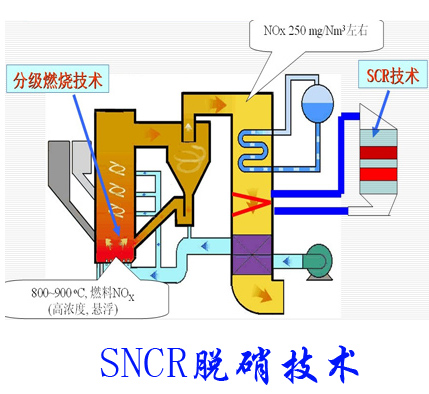 SNCR denitrification technolog